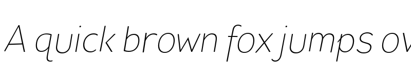 Preview of FONTSPRING DEMO - Pines Thin Bold Italic font