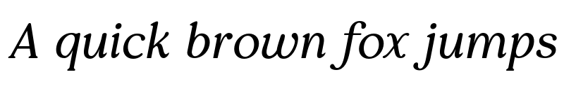 Preview of FONTSPRING DEMO - Pockota Light Italic font