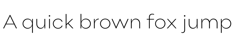 Preview of FONTSPRING DEMO - Point Extra Light Regular font