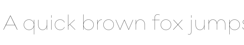 Preview of FONTSPRING DEMO - Point Hairline Regular font