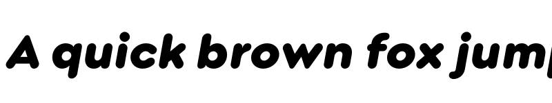 Preview of FONTSPRING DEMO - Point Soft Black Italic font