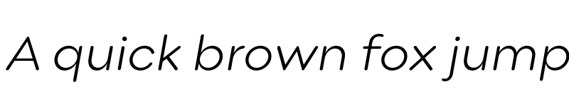 Preview of FONTSPRING DEMO - Point Soft Light Italic font