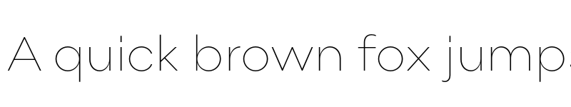 Preview of FONTSPRING DEMO - Point Thin Regular font