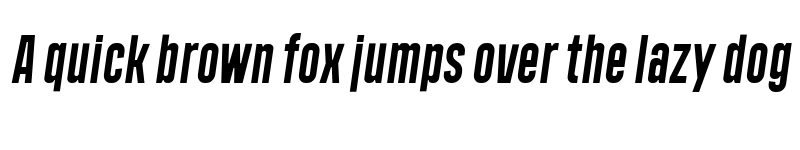 Preview of FONTSPRING DEMO - Polate A1 Bold Italic font