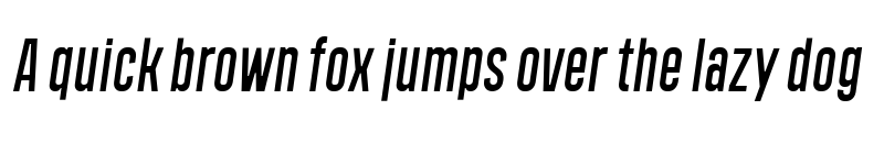 Preview of FONTSPRING DEMO - Polate A1 Regular Italic font