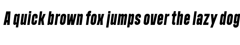 Preview of FONTSPRING DEMO - Polate B2 Black Italic font