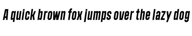 Preview of FONTSPRING DEMO - Polate B2 Bold Italic font