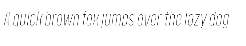 Preview of FONTSPRING DEMO - Polate B2 Thin Italic font