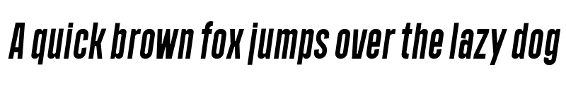 Preview of FONTSPRING DEMO - Polate Bold Italic font