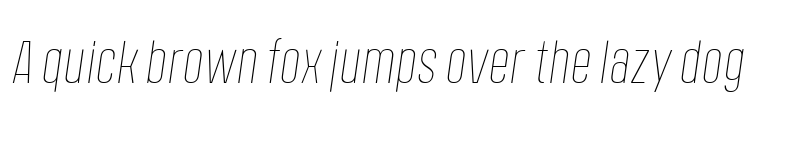 Preview of FONTSPRING DEMO - Polate C3 Thin Italic font