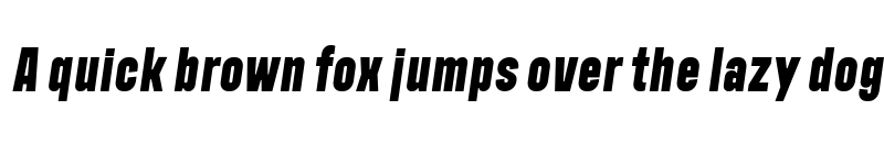 Preview of FONTSPRING DEMO - Polate D4 Black Italic font