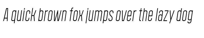 Preview of FONTSPRING DEMO - Polate Light Italic font