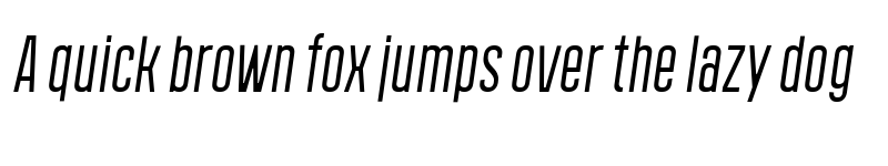 Preview of FONTSPRING DEMO - Polate SemiLight Italic font