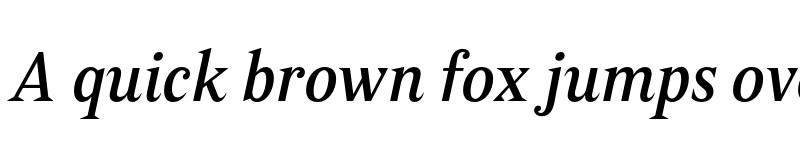 Preview of FONTSPRING DEMO - Poly Medium Italic font