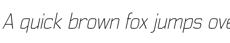 Preview of FONTSPRING DEMO - Polyflec Lt Italic font