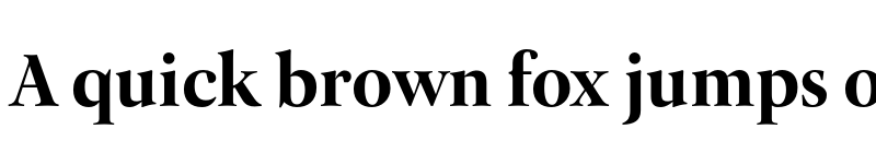 Preview of FONTSPRING DEMO - Pona Display Bold Regular font