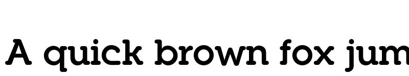 Preview of FONTSPRING DEMO - PonsiRounded Slab Regular font