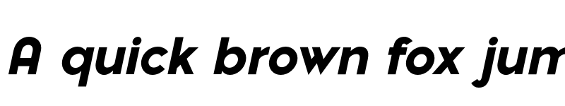 Preview of FONTSPRING DEMO - Pontiac Black Italic Regular font