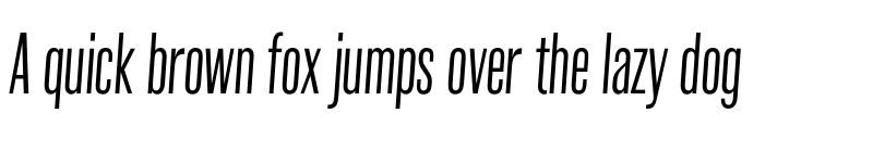 Preview of FONTSPRING DEMO - Poster Sans Light Italic font