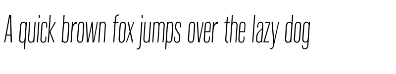 Preview of FONTSPRING DEMO - Poster Sans Thin Italic font