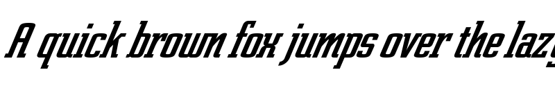 Preview of FONTSPRING DEMO - Posterface Italic Italic font
