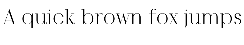 Preview of FONTSPRING DEMO - Povetarac Didone Medium Regular font