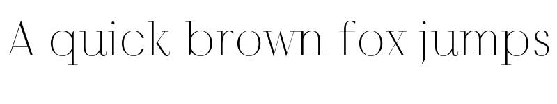Preview of FONTSPRING DEMO - Povetarac Didone Regular Regular font