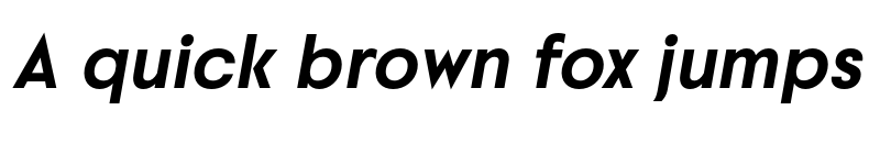 Preview of FONTSPRING DEMO - Povetarac Sans Black Italic Regular font