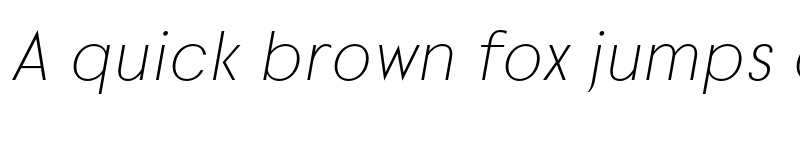 Preview of FONTSPRING DEMO - Povetarac Sans Regular Italic Regular font