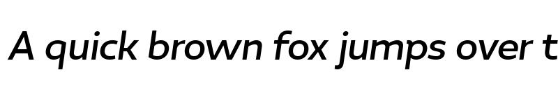 Preview of FONTSPRING DEMO - Pradock Sans Med Slant Regular font