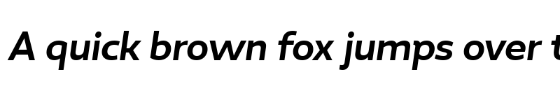 Preview of FONTSPRING DEMO - Pradock Sans SemBd Slant Regular font