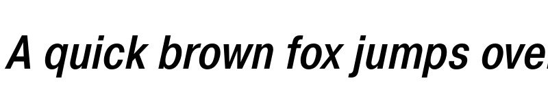 Preview of FONTSPRING DEMO - Pragmatica Cond Medium Italic font