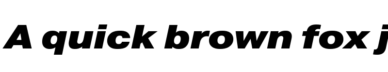Preview of FONTSPRING DEMO - Pragmatica Extended Black Italic font