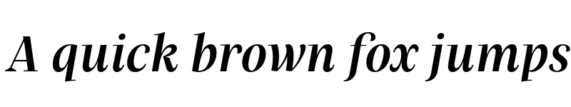 Preview of FONTSPRING DEMO - Praho Pro Medium Italic Regular font