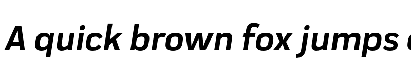 Preview of FONTSPRING DEMO - Praktika Bold Italic Regular font