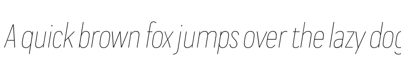 Preview of FONTSPRING DEMO - Praktika ExtraLight Cond Italic Regular font