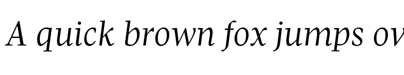 Preview of FONTSPRING DEMO - Pratt Nova Regular Italic Regular font