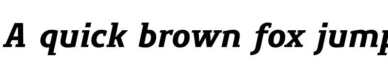 Preview of FONTSPRING DEMO - Precious Serif Black Italic Regular font