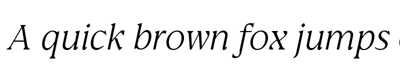 Preview of FONTSPRING DEMO - Prelom Regular Italic Regular font