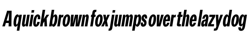 Preview of FONTSPRING DEMO - Premis Condensed Bold Italic font