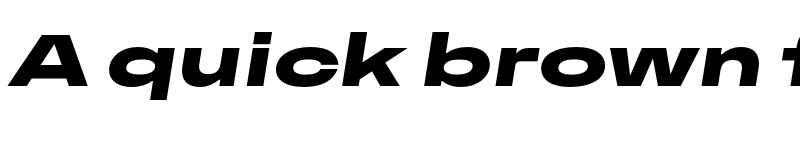 Preview of FONTSPRING DEMO - Premis Heavy Extended Italic Regular font