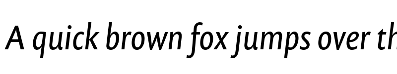 Preview of FONTSPRING DEMO - Prenton RP Pro Italic font