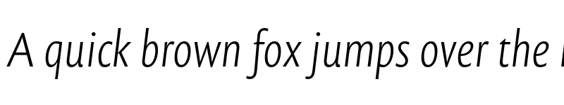 Preview of FONTSPRING DEMO - Prenton RP Pro Light Italic font
