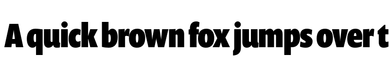 Preview of FONTSPRING DEMO - Prenton RP Ultra Cond Blk Regular font