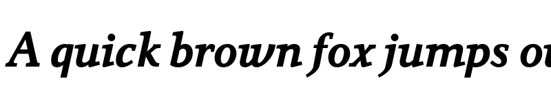 Preview of FONTSPRING DEMO - Pressroom Bold Italic font
