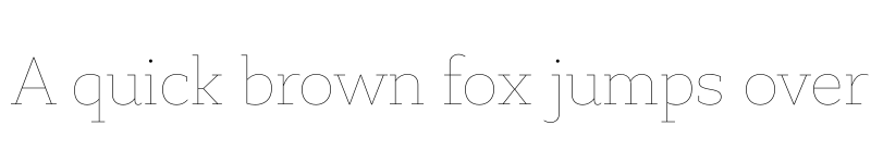 Preview of FONTSPRING DEMO - PretAPorter Slab Extra Light Regular font