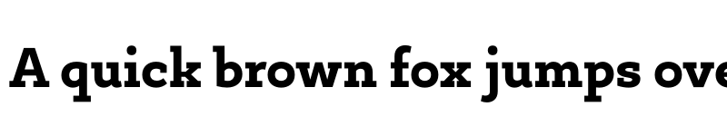 Preview of FONTSPRING DEMO - PretAPorter Slab Heavy Regular font