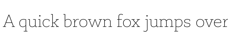 Preview of FONTSPRING DEMO - PretAPorter Slab Light Regular font
