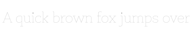 Preview of FONTSPRING DEMO - PretAPorter Slab Thin Regular font