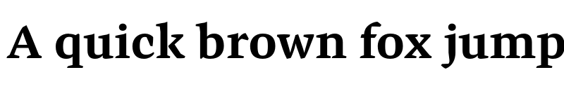 Preview of FONTSPRING DEMO - Preto Serif OT Std Bold Regular font